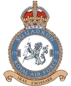 No 178 Squadron RAF Crest
